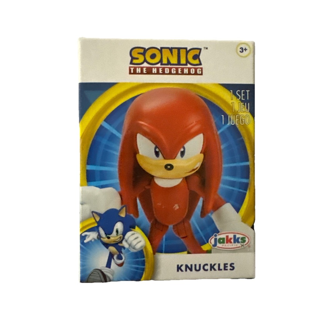 Jakks Pacific Sonic the Hedgehog Modern Knuckles Figure 2.5" Action Figure New